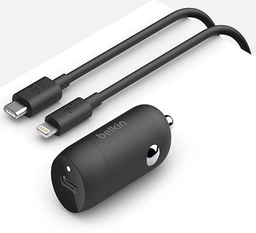Зарядное устройство Belkin Car Charger, USB-C, черный