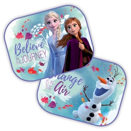 Automobilių stiklų užuolaidėlė Disney Frozen 2, 44 cm x 35 cm, įvairių spalvų, 2 vnt.