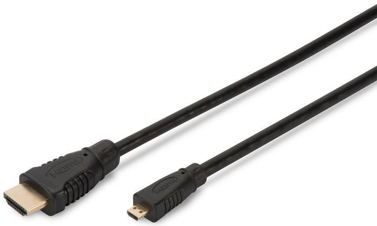 Провод Assmann Cable HDMI / HDMI HDMI male, HDMI male, 2 м, черный