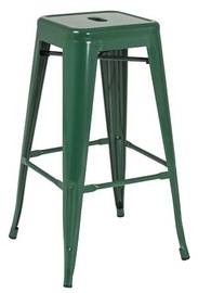 Signal Meble Hoker Long Bar Stool Dark Green