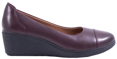 Clarks 261355374 Un Tallara Dee Leather Shoes Aubergine 39