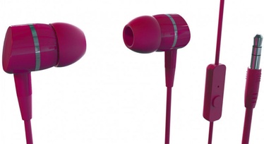 Vivanco Smartsound In-Ear Headphones w/ Mic Red