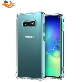 TakeMe Anti-Shock Cover Case For Samsung Galaxy S10 (G973) Transparent 0.5mm