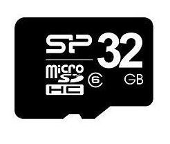 Silicon Power 32GB Class 6 microSDHC Card