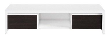TV galds Black Red White Kaspian, brūna/balta, 1435x555x335 mm
