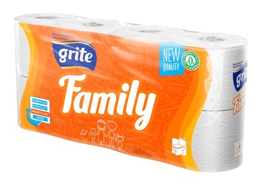 Tualettpaber Grite Family, 8tk