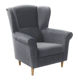 Fotelis Idzczak Meble Loft 1 Dark Grey, 88x80x105 cm