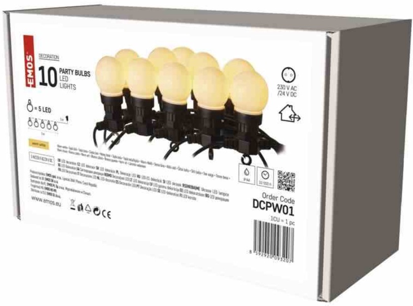 Светильник Trio Party Bulbs ZY1939, 2.25Вт, LED, IP44, черный, 12 см x 26 см
