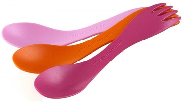 Light My Fire Spork Little Cyan Fuchsia/Orange/Pink