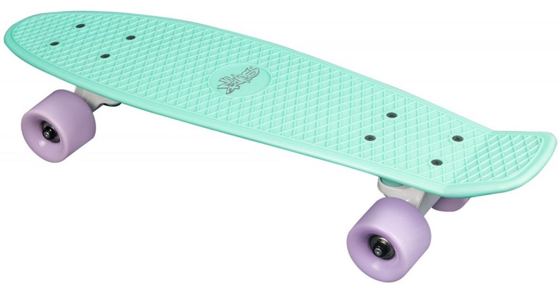 Скейтборд No Rules Fun, зеленый/фиолетовый