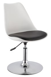 Home4you Aron Bar Stool Black/White