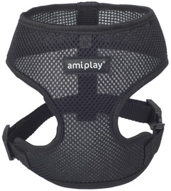 Шлейки для собак Amiplay Air, черный, 250 - 400 мм x 23 мм, 25-40