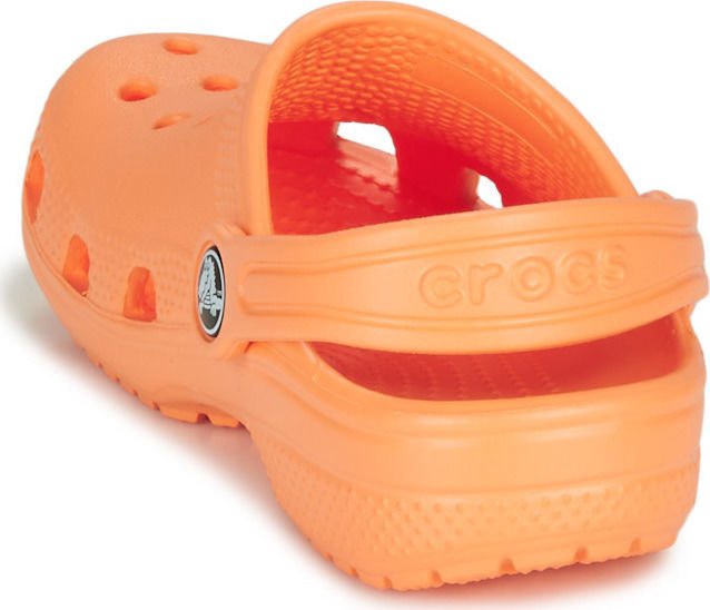 neon orange crocs