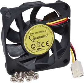 Gembird Cooler Fan 60mm Sleeve Bearing D6015SM-3