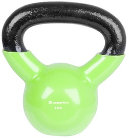 inSPORTline Vinyl Coated Dumbbell Green 4kg 10746