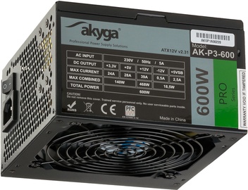 Akyga ATX 600W AK-P3-600