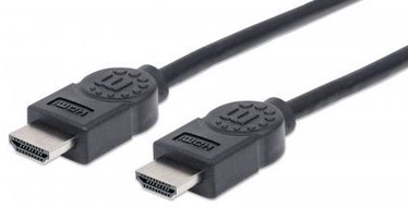 Laidas Manhattan HDMI to HDMI HDMI 19 pin male, HDMI 19 pin male, 1.8 m, juoda