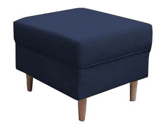 Pufas Idzczak Meble Loft Dark Blue, 52x52x43 cm