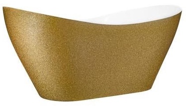 Ванна Besco Goya Glam Gold, 1420 мм x 620 мм x 590 мм, овальная