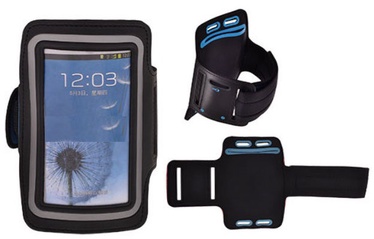 Telone Universal 8-15 Armband Pouch Case For Fitness Black