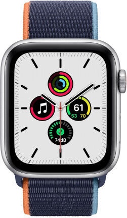 Nutikell Apple Watch SE GPS + Cellular, 44mm, hõbe