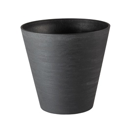 Puķu pods Teraplast Re-Pot, melna, Ø 160 mm