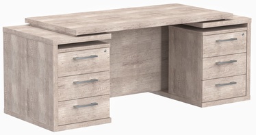 Skyland Office Table TDT 197 Oak Kanyon