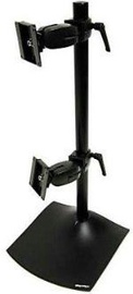 Ergotron Serie DS100 Double Arm Vertical Monitor Stand Black