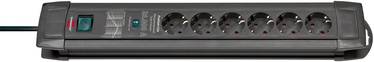 Brennenstuhl Premium-Line Extension Socket 6-way Black 1.8m