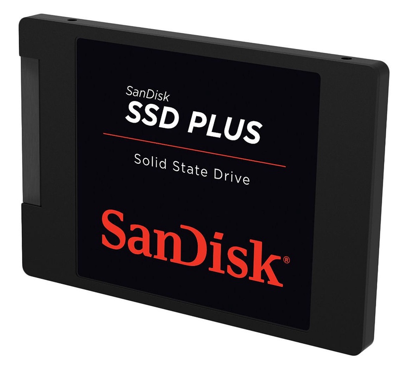 Kietasis diskas (SSD) SanDisk Plus SDSSDA-480G-G26, 2.5", 480 GB