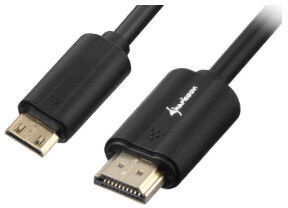 Juhe Sharkoon 4K HDMI To Mini HDMI Cable 1m Black