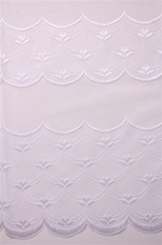 Dienas aizkari Uniglob, balta, 250 cm