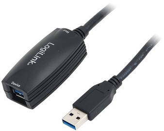 LogiLink Repeater Cable USB/USB Black 5m
