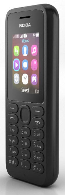 Mobilusis telefonas Nokia 130, juodas, 4MB/8MB