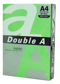 Kontoripaber Double A, A4, 80 g/m², roheline, 29.7 cm x 21 cm