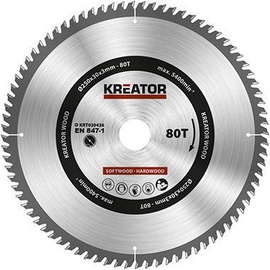 Kreator Sawblade 250x30x3mm 80T