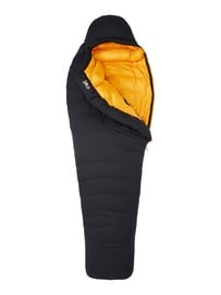 Спальный мешок Marmot Paiju Neg 5, черный/oранжевый, левый, 200 см