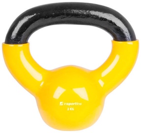 inSPORTline Vinyl Coated Dumbbell Yellow 2kg 10745