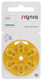 Siemens Signia A10 Hearing Aid Batteries 6x