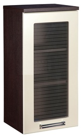 DaVita Rio 16.04 Kitchen Upper Cabinet Wenge Oak/Pearl