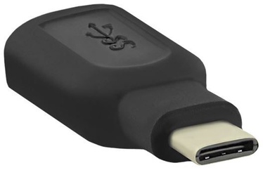 Адаптер Qoltec USB-C - USB USB 3.0, USB, черный