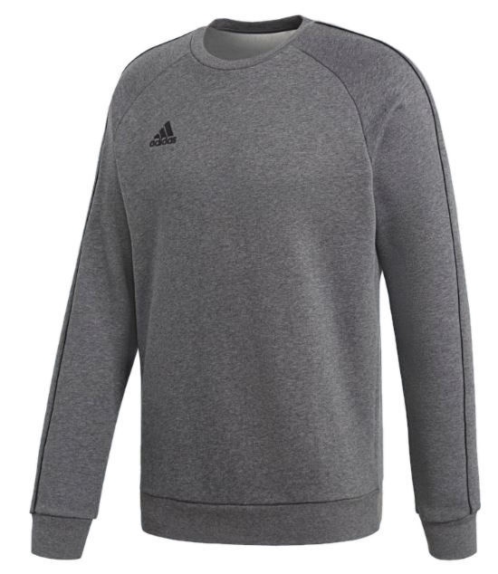 gray adidas crew neck