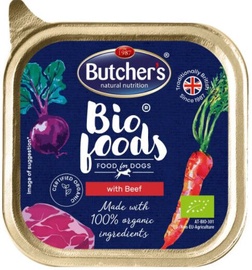 Влажный корм для собак Butchers Bio Foods, телятина, 0.15 кг