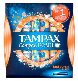 Tampax Pearl Compak Super Plus Applicator Tampons 18pcs