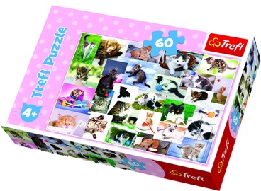 Puzle Trefl Cats World 17332, 60 gab.