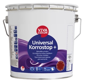Gruntskrāsa Korrostop plus sarkanbrūna, 3l