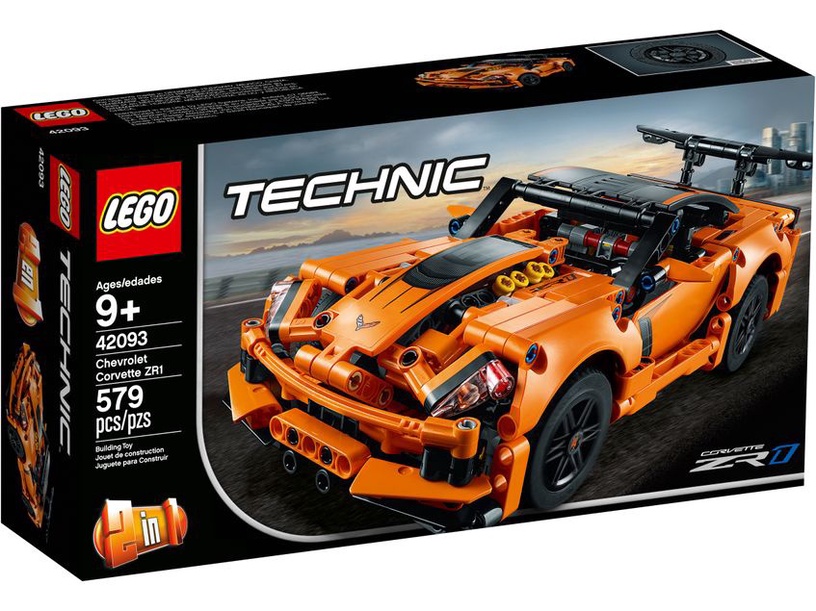 Конструктор LEGO® Technic Chevrolet Corvette ZR1 42093, 579 шт.