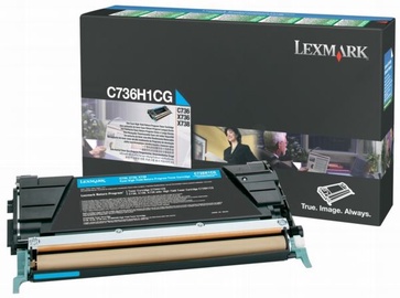 Lazerinio spausdintuvo kasetė Lexmark C736H1CG Cyan
