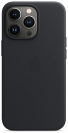 Чехол Apple iPhone 13 Pro Leather Case with MagSafe, apple iphone 13 pro, темно-серый