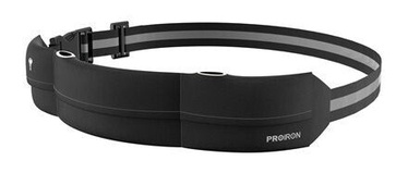 Soma uz jostas vietu ProIron Runners Waist Pack, melna